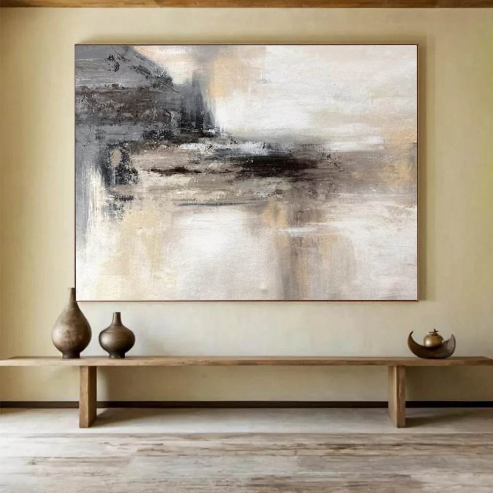 Tones Offices Scenic Abstract Canvas Artwork P55AY wall art
